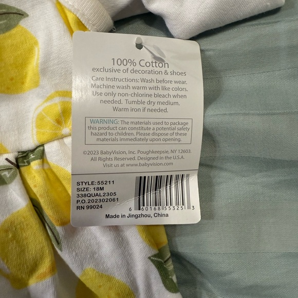 Hudson Baby Dress, Cardigan and Shoes, 3-Piece Set, Lemons - Picture 6 of 6